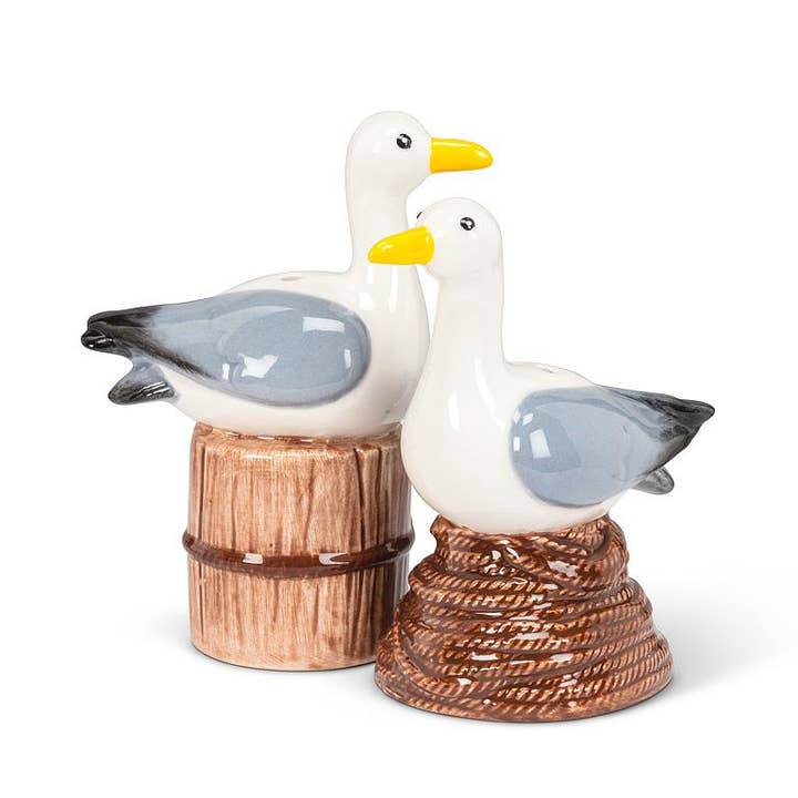 Perching Seagulls Salt & Pepper for wholesale by Abbott