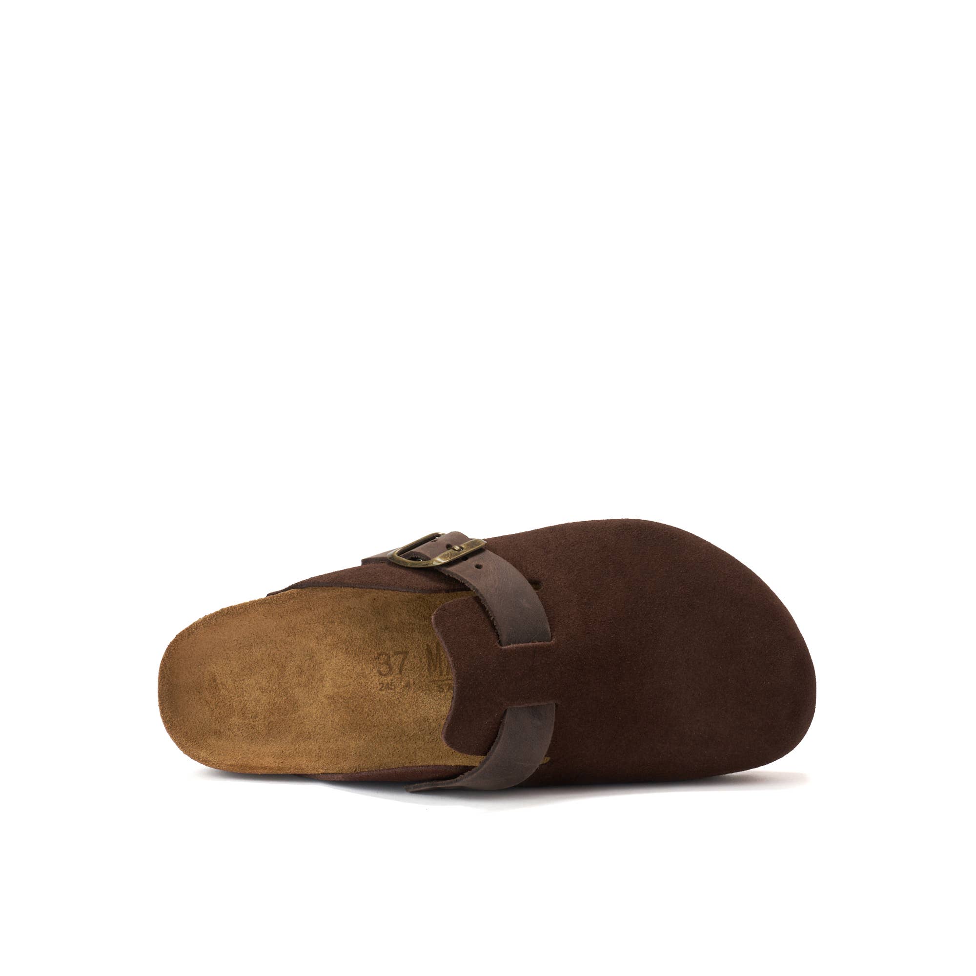 Mandél - Wholesale Slippers - Women's - NOE slipper in brown suede leather - Art.MI10853
