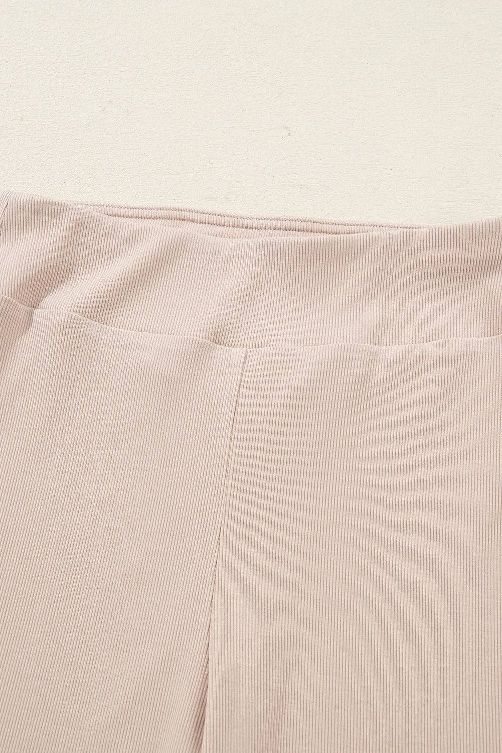 Suhkasana - Vente Ensemble de vêtements d'intérieur – femme - Ensemble de sweat-shirt fendu oversize uni avec leggings côtelés23