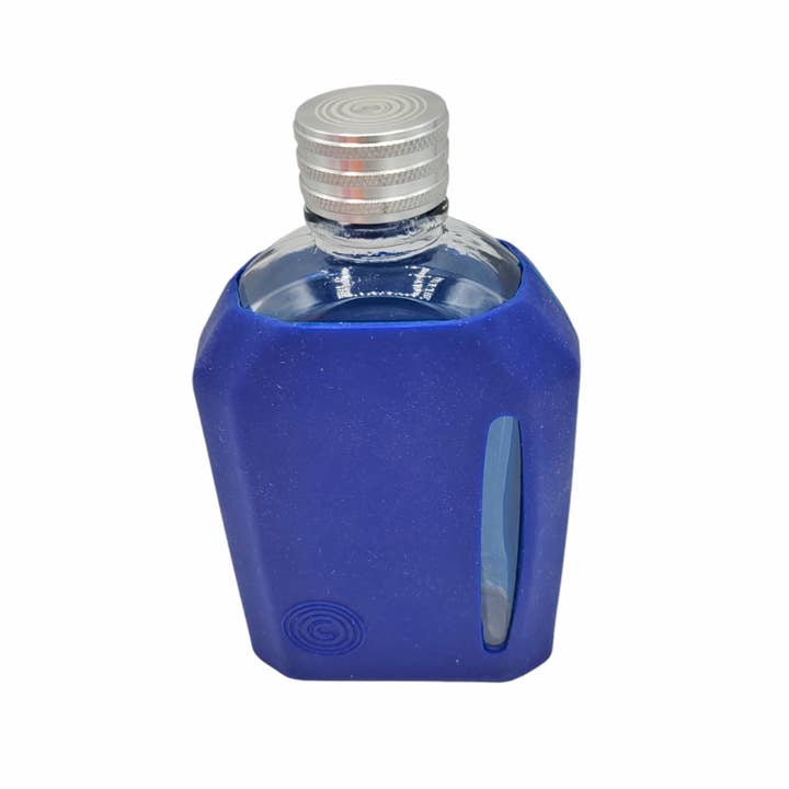 The Original Great Whiskey Challenge - Wholesale Flask - 200ml Glass Flask w/ Silicone Sleeve Colors!