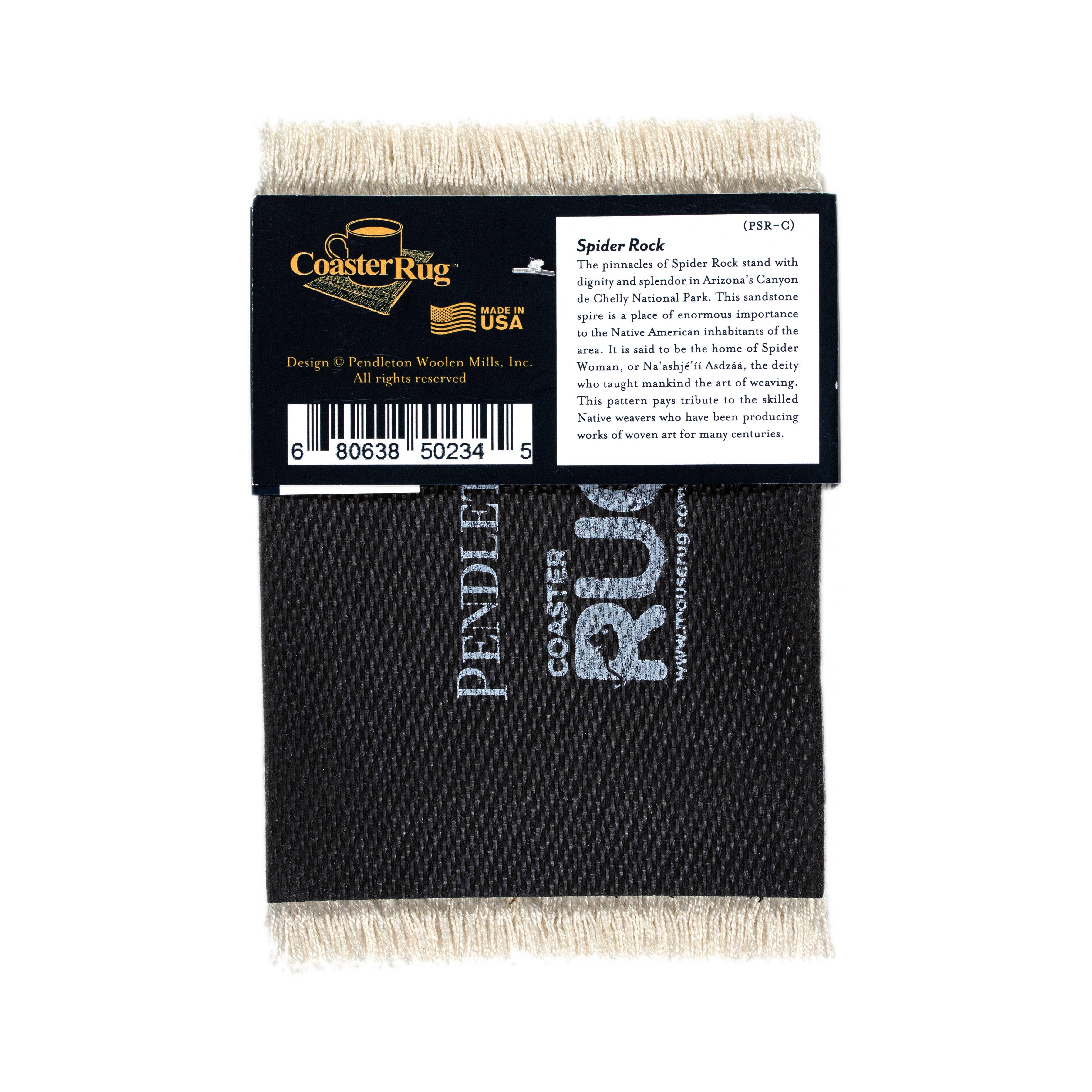 Mouse Rug - Wholesale Coasters - 4 Pc CoasterRug Set Pendleton Spider Rock4