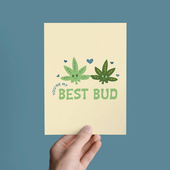 Parcel Island - Vendita all'ingrosso Biglietti per San Valentino - You're My Best Bud, biglietto di auguri per San Valentino con amore