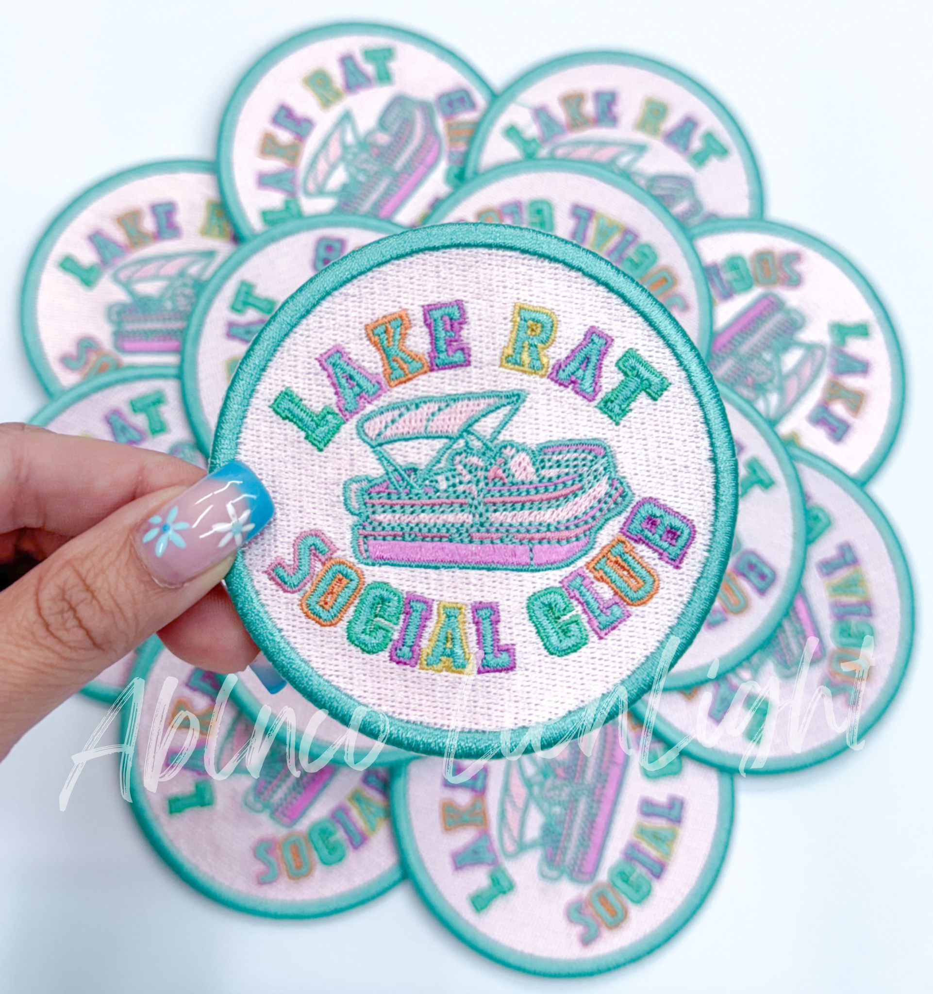 ABLNco - Wholesale Patch - lake rat social club embroidery iron on patch0