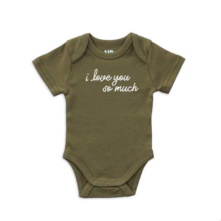 Frankie Jean - Wholesale Bodysuit (Non-Footed) - Baby - i love you so much Onesie