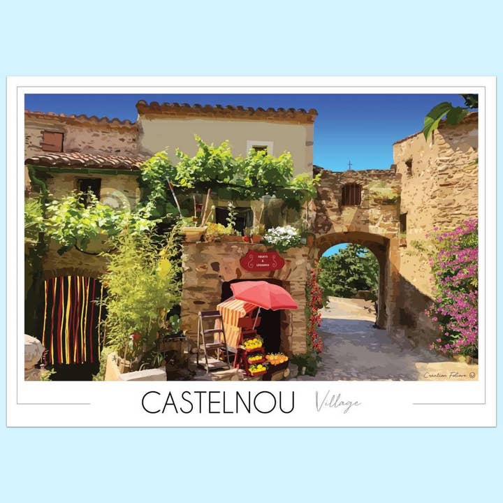 Exposição Aldeia de Castelnou por atacado de Foliove