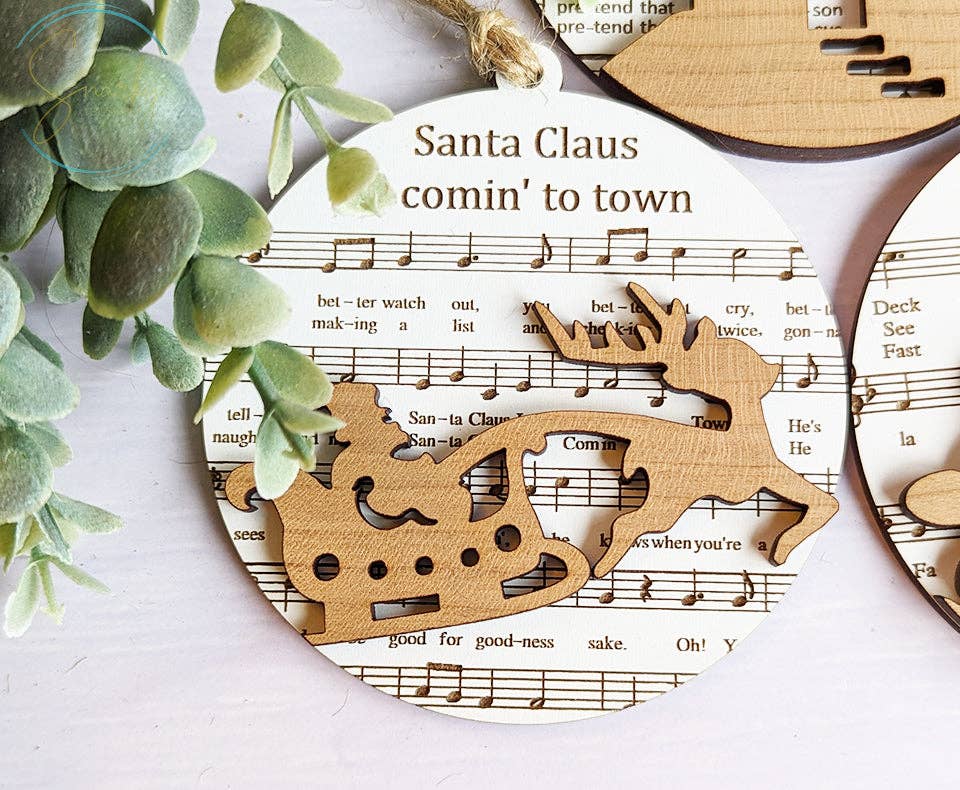 Roots & Routes Co - Wholesale Ornament - Christmas Songs Ornament5