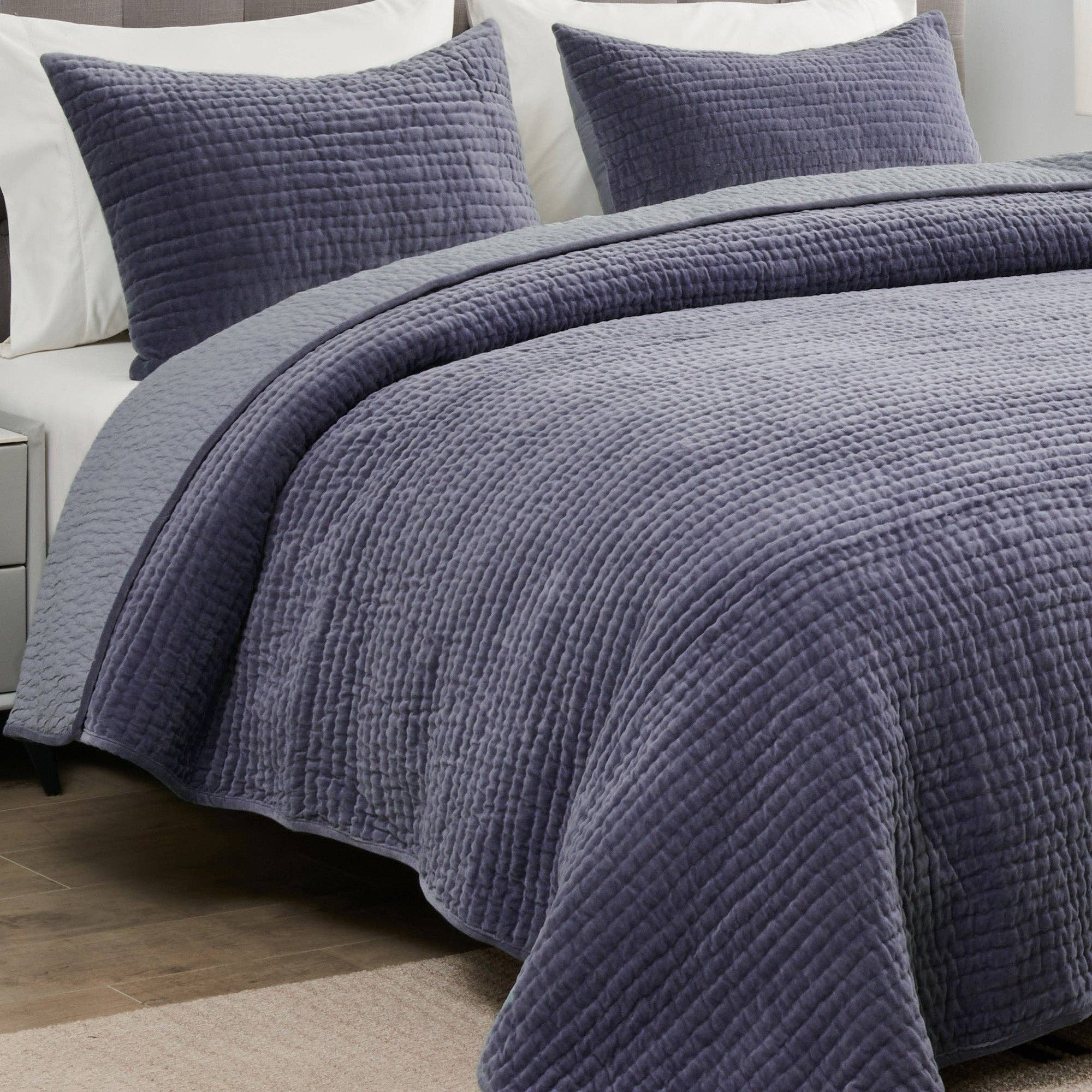 Mélange Home - Wholesale Quilt - Tamara Velvet Quilt Set3