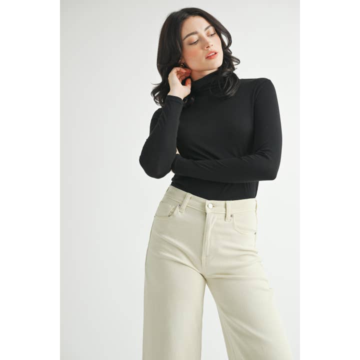 FUN2FUN - Wholesale Knit Top - Women's - BASIC TURTLENECK KNIT TOP4