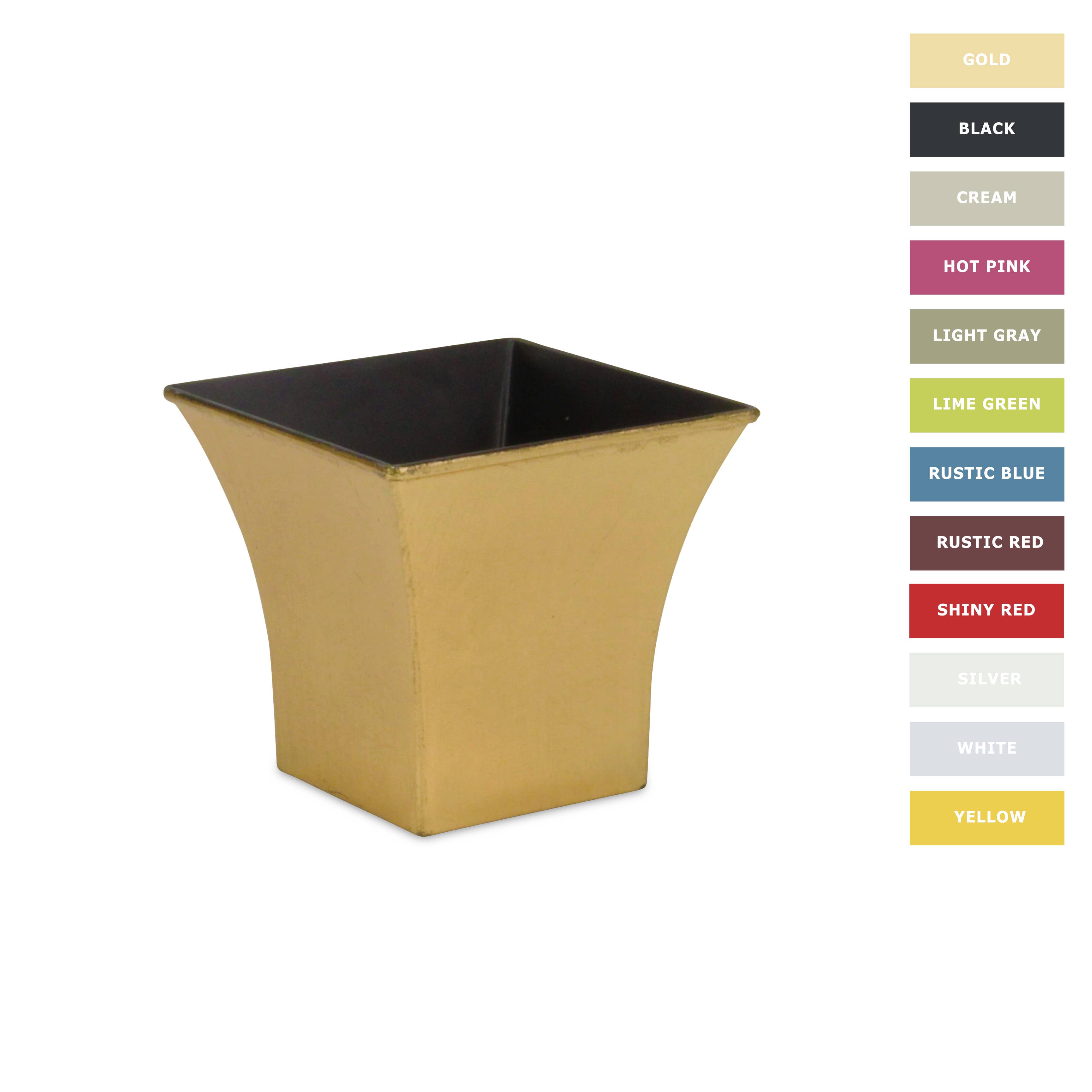 Cheungs Home Decor – wholesale Plant pot – 4.75 Inch Square Tapered Plastic Pot28