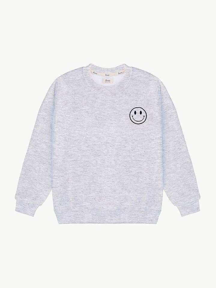 KIDS - Sweatshirt Cinza | SMILE por atacado de Anitials