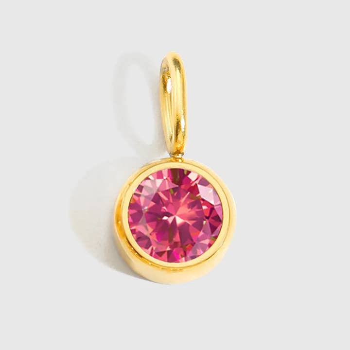 Sweet Cherry Sky - Wholesale Individual Charm/Pendant - Birthstone Gem Charm For Charm Necklace Pendant5