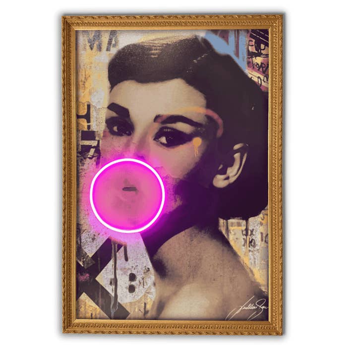 Audrey Bubble V.2 | LED-Wandkunst für den Großhandel von LEDMansion