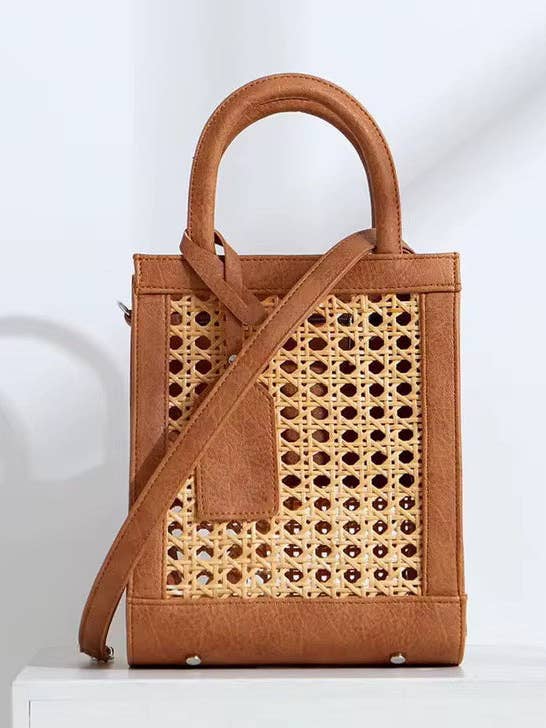 Rattan taske for engroshandel hos Iris