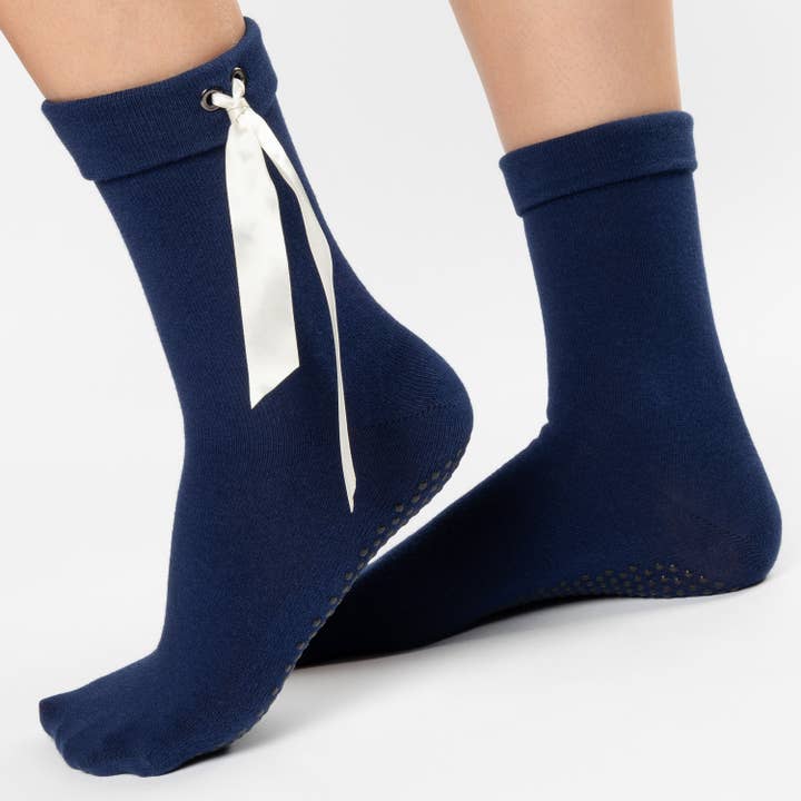 SHASHI - Wholesale Socks - Women's - Sailor Crew Grip Sock2