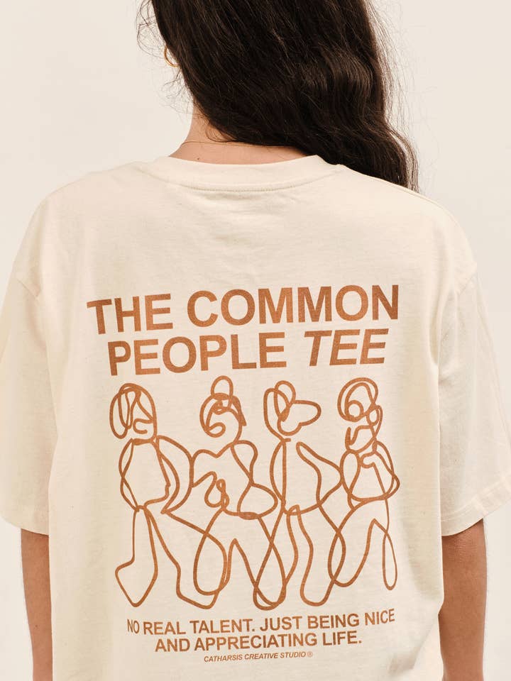 THE COMMON PEOPLE TEE for wholesale by Catharsis