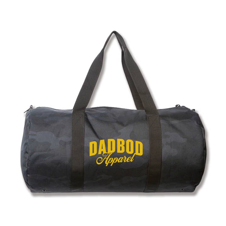 DadBod All-Purpose Duffel (zwarte camouflage) voor wholesale door Dadbod Apparel