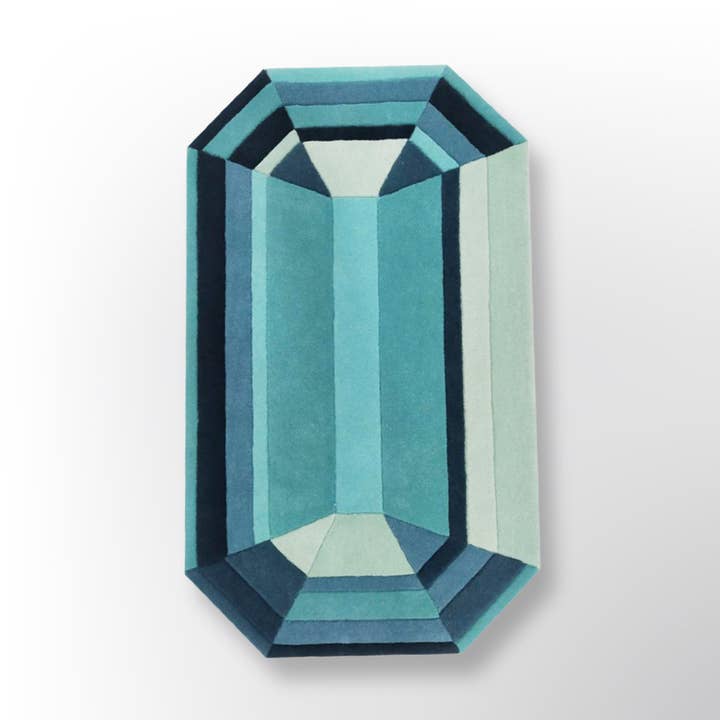 Blauer Smaragd-Edelstein für den Großhandel von Wear The House