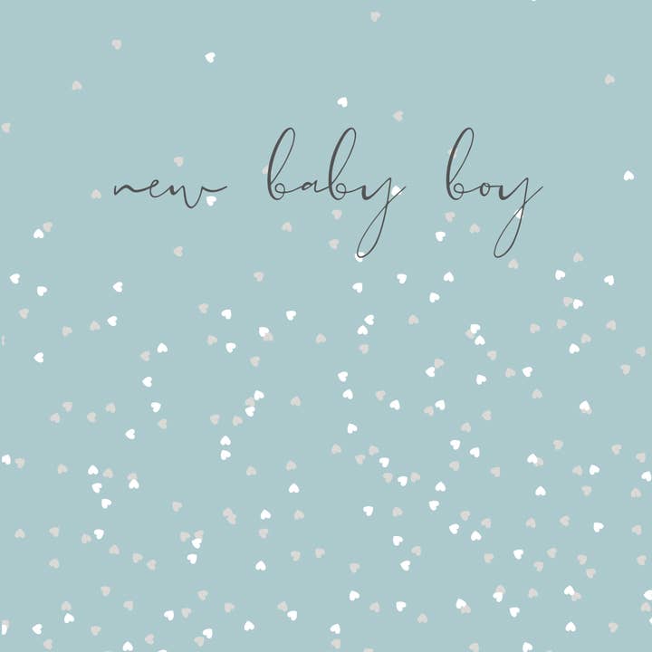 Petimo – wholesale Baby card – Something Simple New Baby Boy Card1