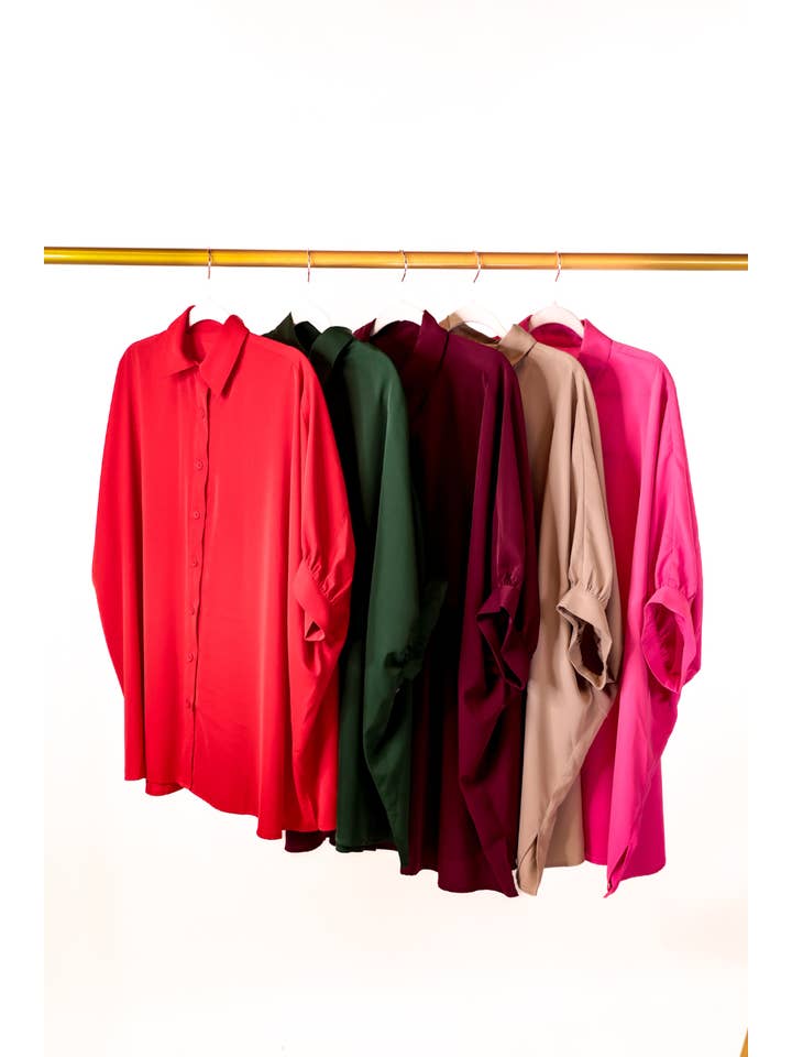 Jess Lea - Wholesale Button Down Shirt - Women's - Oakley Oversized Top10