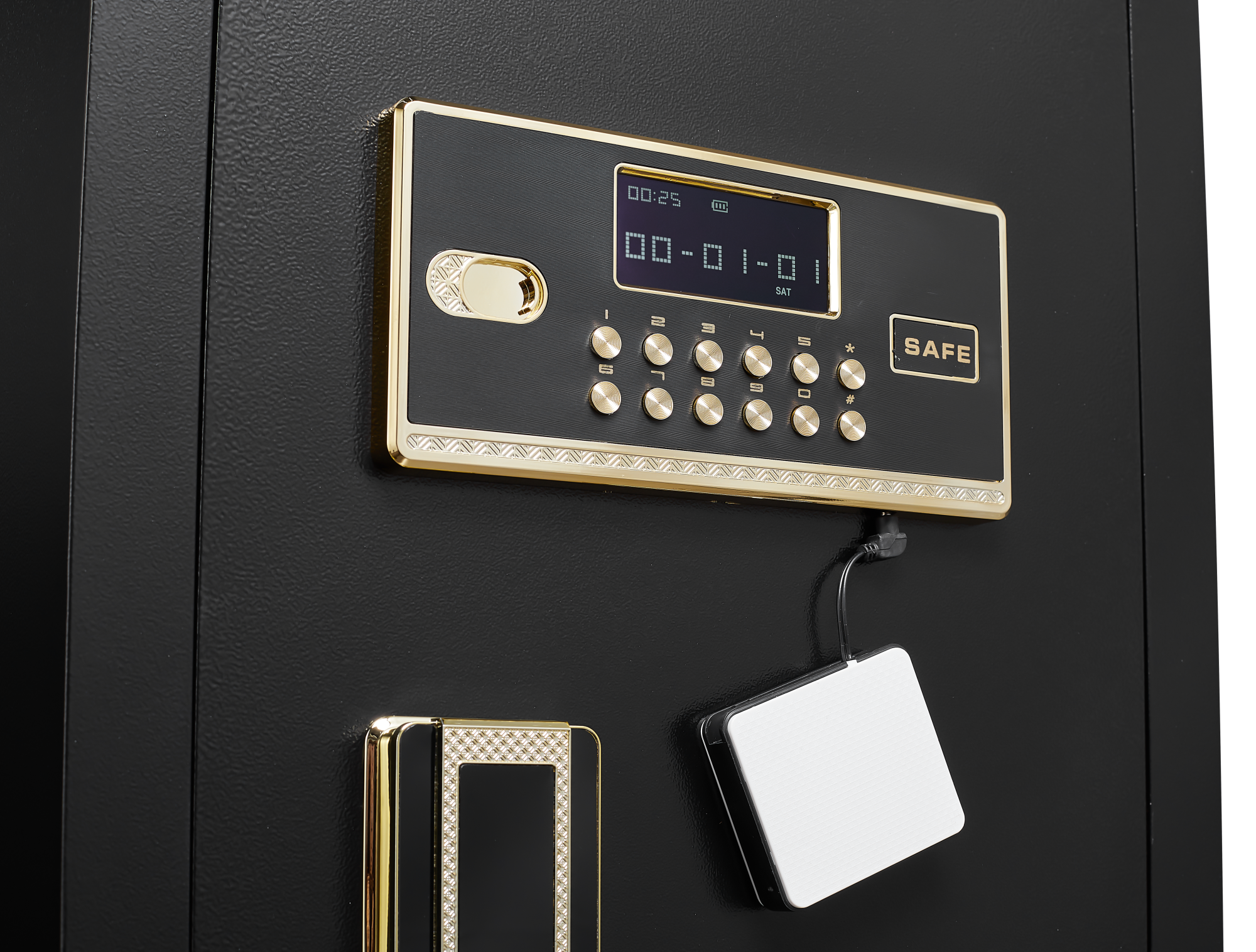 39F Inc. - Wholesale Jewelry Box/Organizer - Electronic Steel Home Safe with Digital Lock for Valuables13