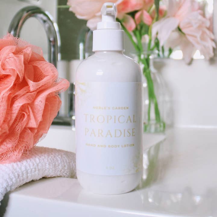 Tropical Paradise Body Lotion for wholesale by Merle's Garden