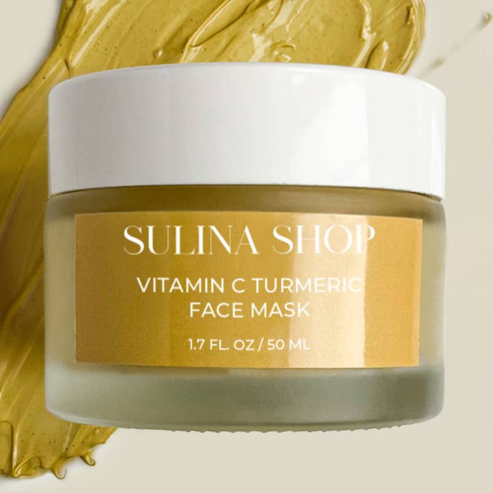 Vitamin C gurkemeje ansigtsmaske for engroshandel hos Sulina Shop