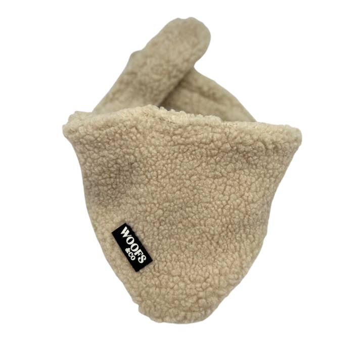 Teddy Bandana - Beige for wholesale by Woofs & Co