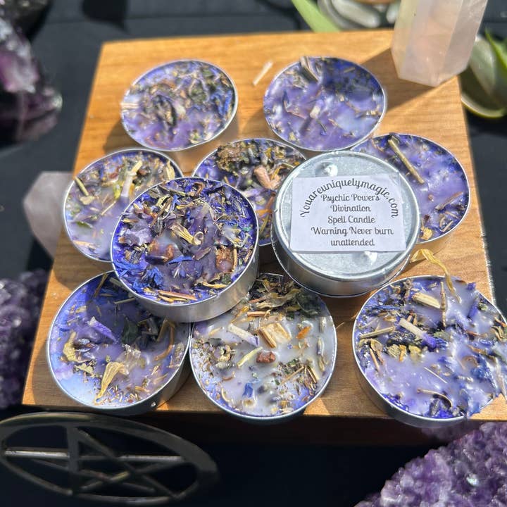 You Are Uniquely Magic - Wholesale Tea Light Candles - Psychic Powers, Intuition Tealight Spell Candles7