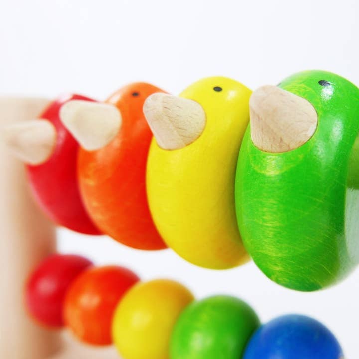 Sparrow Abacus for wholesale by BAJO WOODEN TOYS