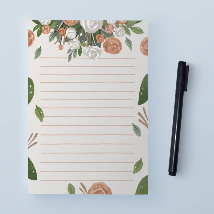 Bloc de notas floreciente para venta al por mayor de Occasionalish