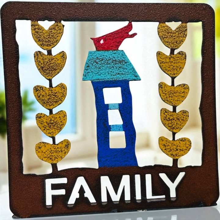 Birdhouse standing Tabletop Gift whimsical gifts family USA for wholesale by Whimsies