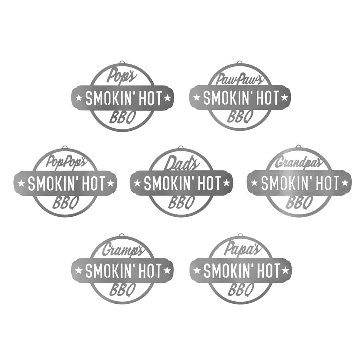 Rusted Orange Craftworks Co. - Vente Pancarte - Plaques Smokin' Hot - Panneaux de barbecue extérieurs personnalisés à suspendre7