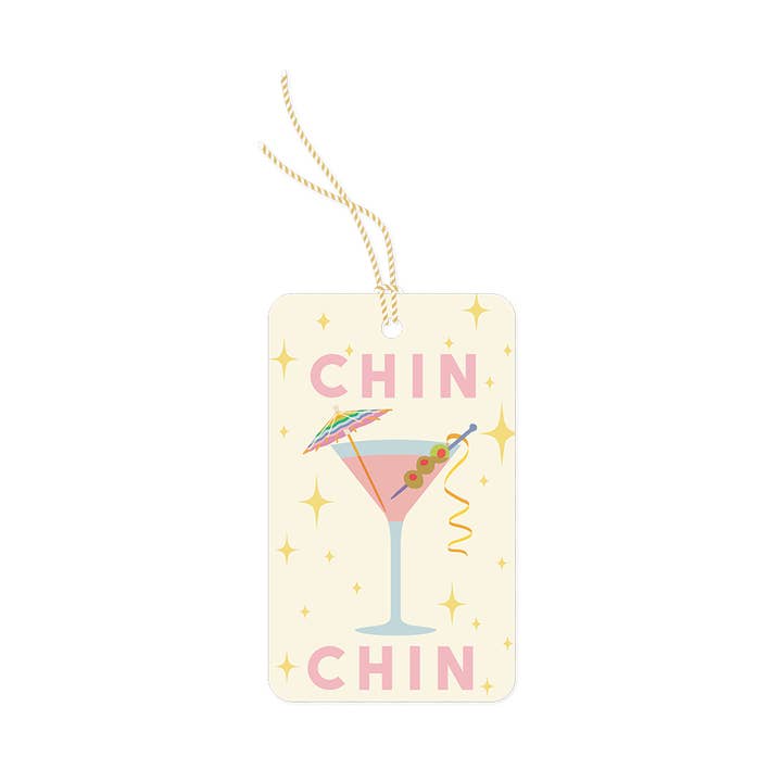 Chin Chin Gift Tag for wholesale by Happy Day People