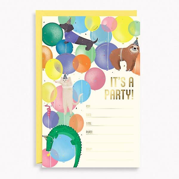 Party Animals Birthday Invitation for wholesale by Paper Source Wholesale
