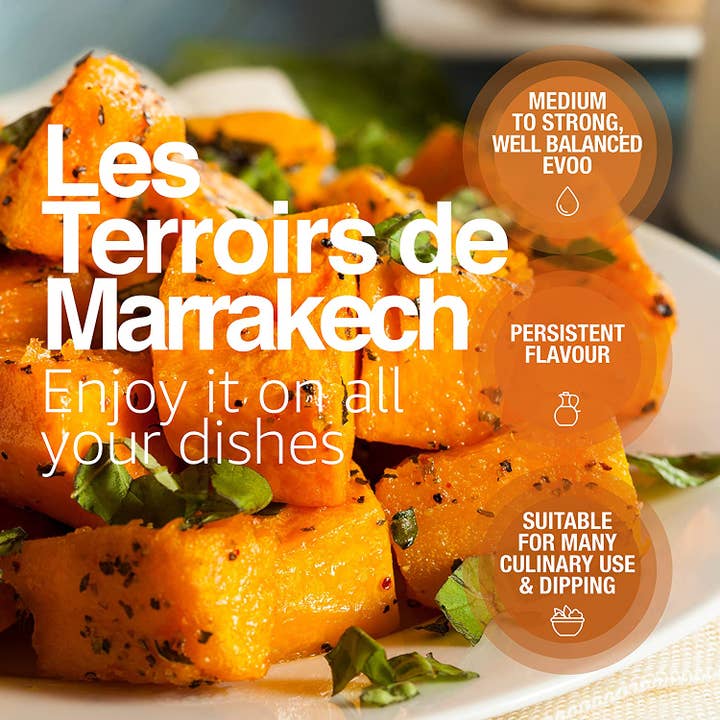 ATLAS OLIVE OILS - Wholesale Olive Oil - LES TERROIRS DE MARRAKECH Organic Extra Virgin Olive Oil