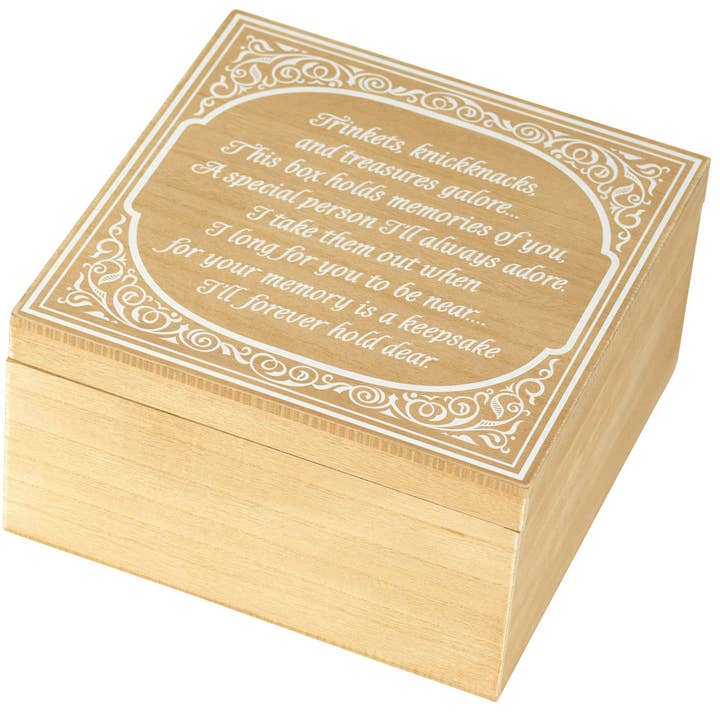 Keepsake Box Trinkets, Knickknacks MDF for wholesale by Dicksons