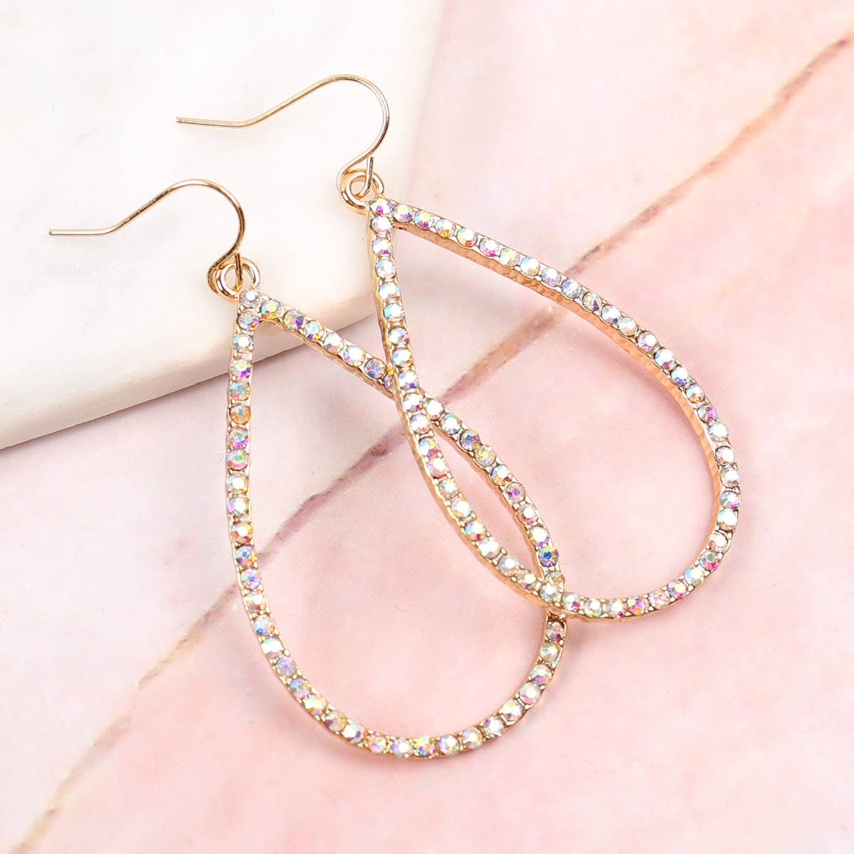 MYS Wholesale Inc - Wholesale Dangle Earrings - Elegant Rhinestone Teardrop Hook Earrings6