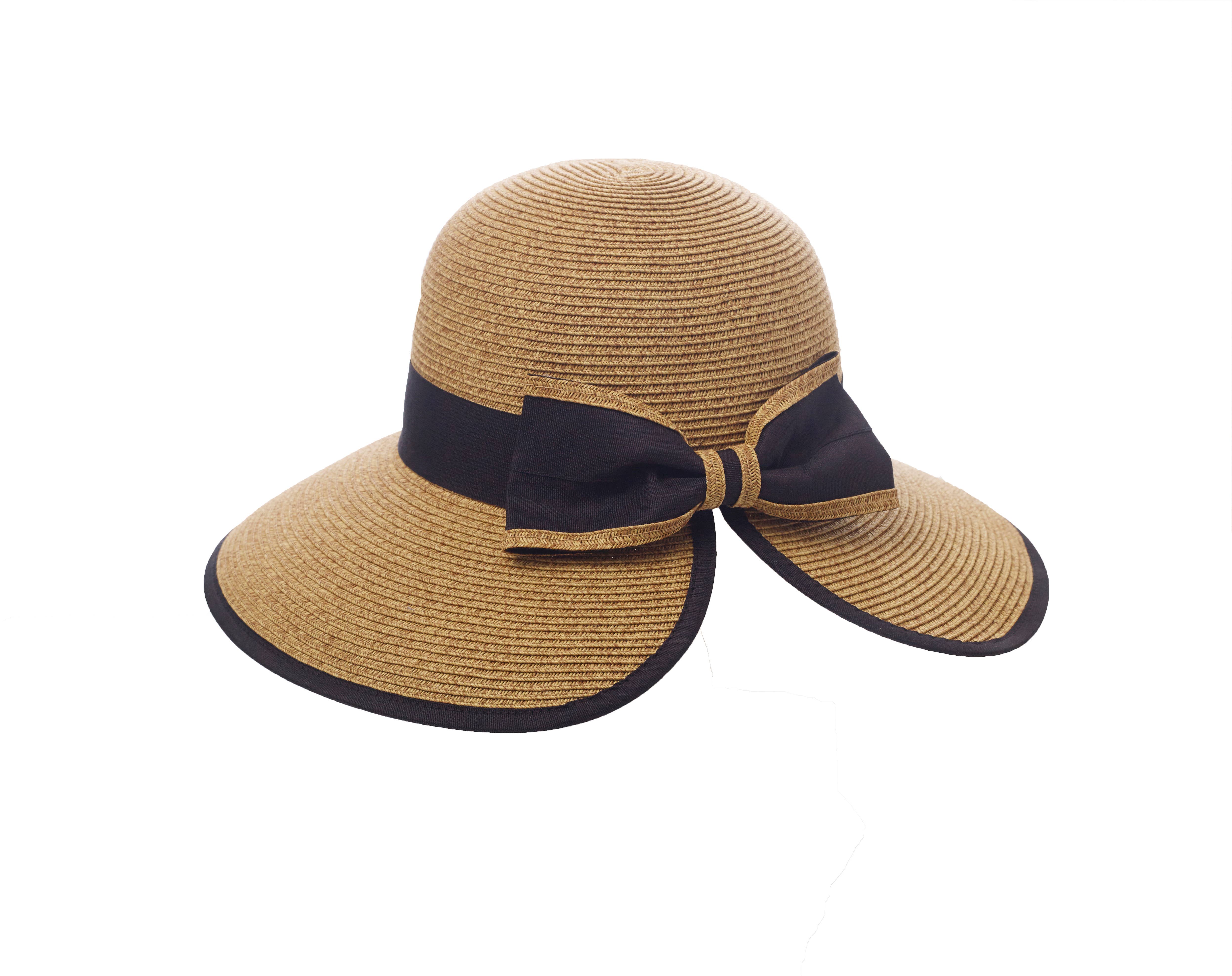 Toucan Hat Company/ Carole Amper - Vendita all'ingrosso Cappello di paglia - Donna - Cappello da sole Split Back0