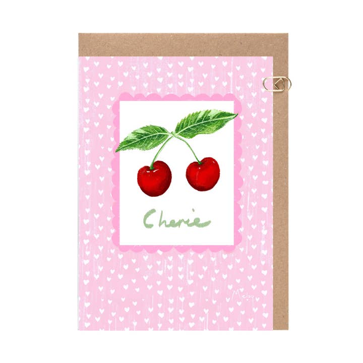 Tarjeta Cherry Love para venta al por mayor de Meloo