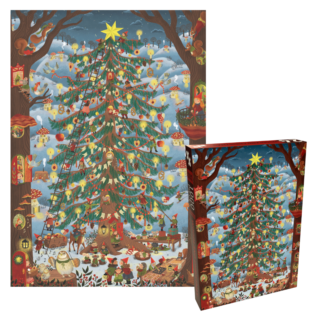 Penny Puzzle - Wholesale Puzzle - Adult - WOODLAND CHRISTMAS 1000 piece jigsaw puzzle1