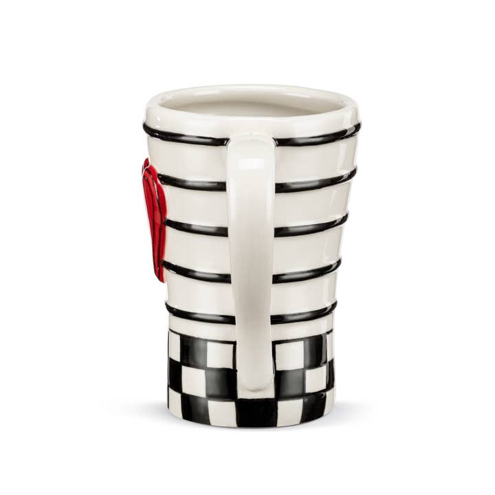 DEMDACO - Wholesale Coffee Mug - Checker Red Heart Mug2