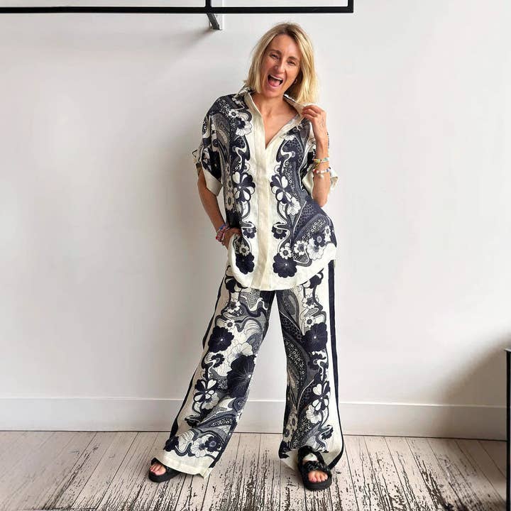 2025 NEW Euro Chic Linen Set Effortless Style for You for wholesale by Marayn