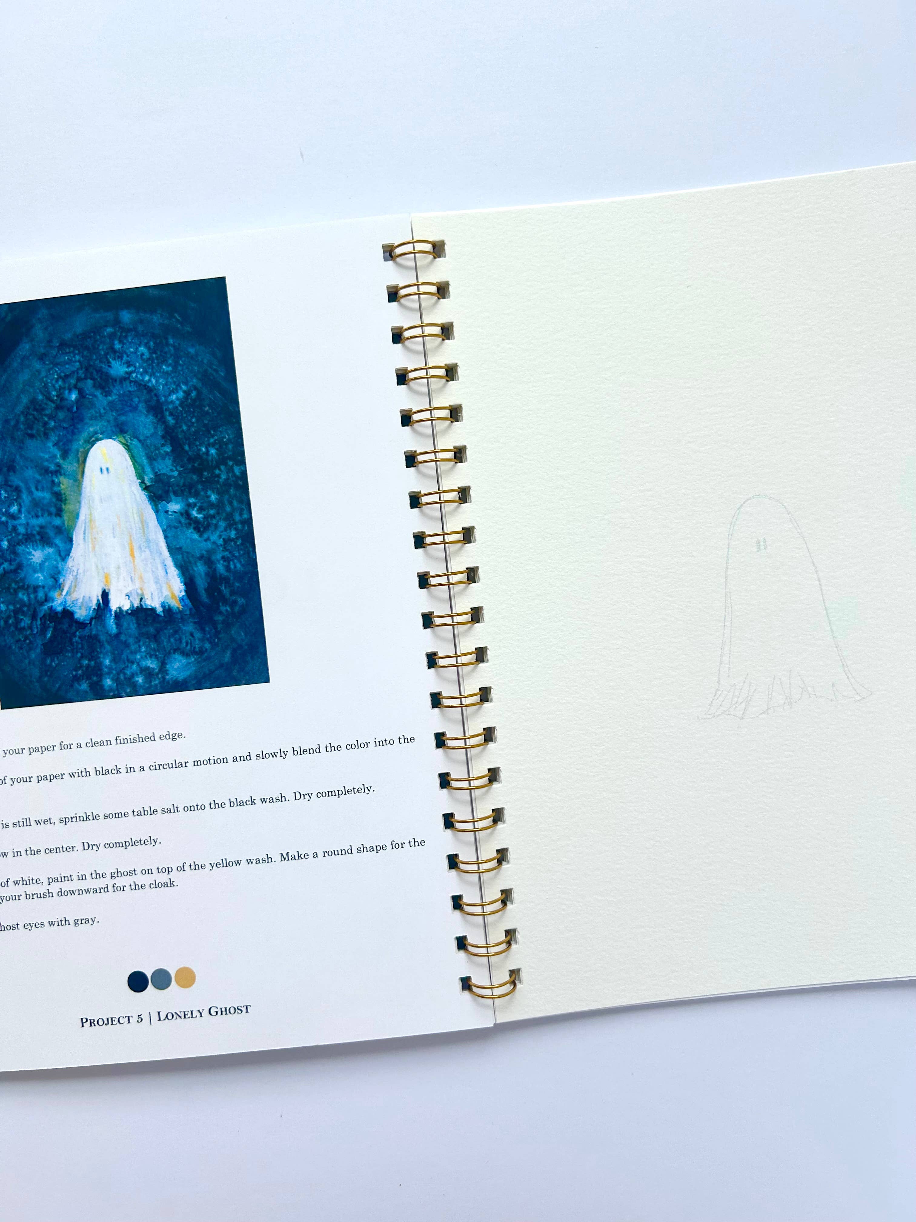 Paint & Pigment Studios - Wholesale Sketchbook/Sketchpad - Halloween Watercolor Workbook 3