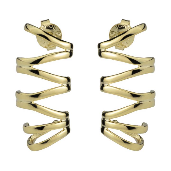 Zig Zag Earrings for wholesale by SF BRAND INC