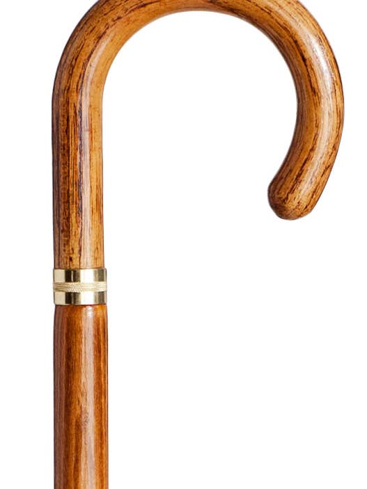 Canne courbée en hêtre poli pour la vente par Segorbina BASTONES