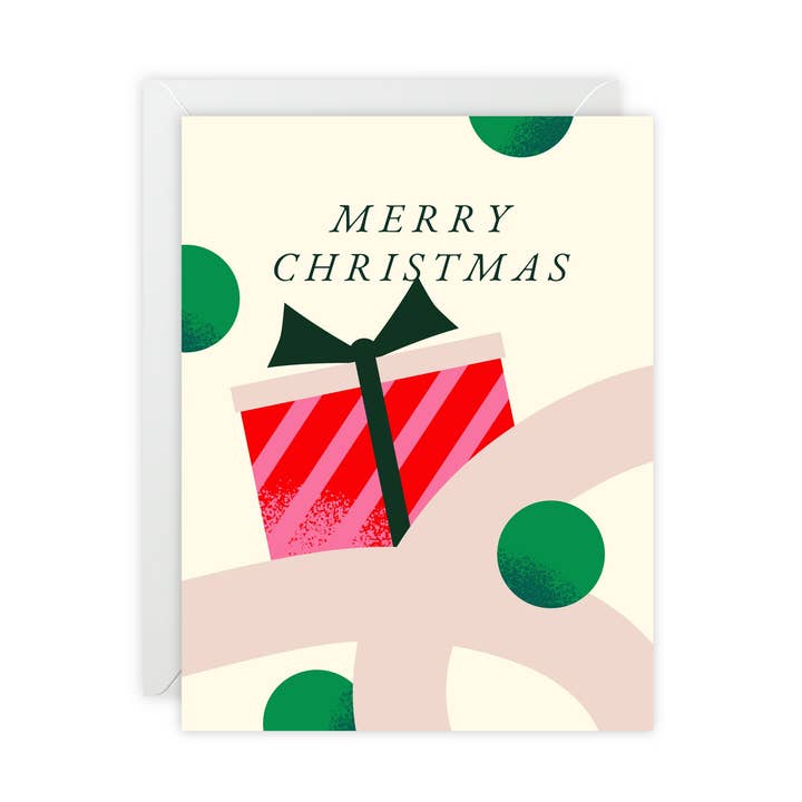 Frohe Weihnachten Geschenkkartenbox — Weihnachts-/Feiertagskarte - Illustriert, Lustig, Schnippisch, Modern für den Großhandel von Donkey Laserbeam