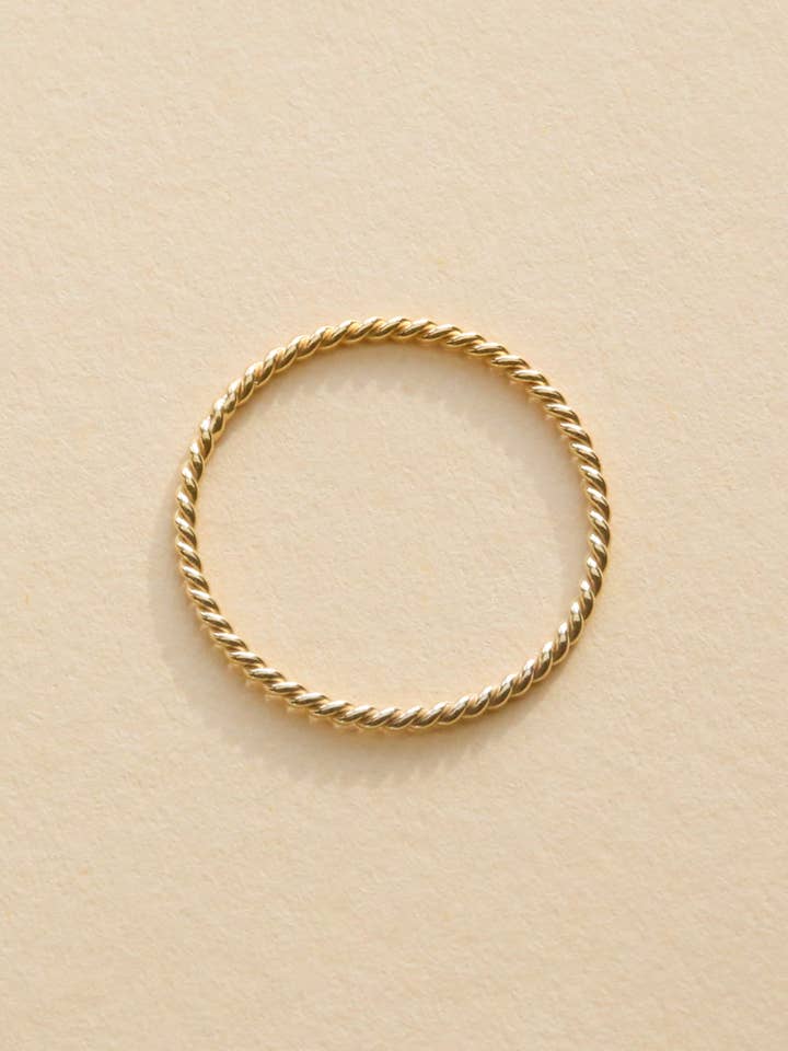 Twine Ring for wholesale by Everly Made