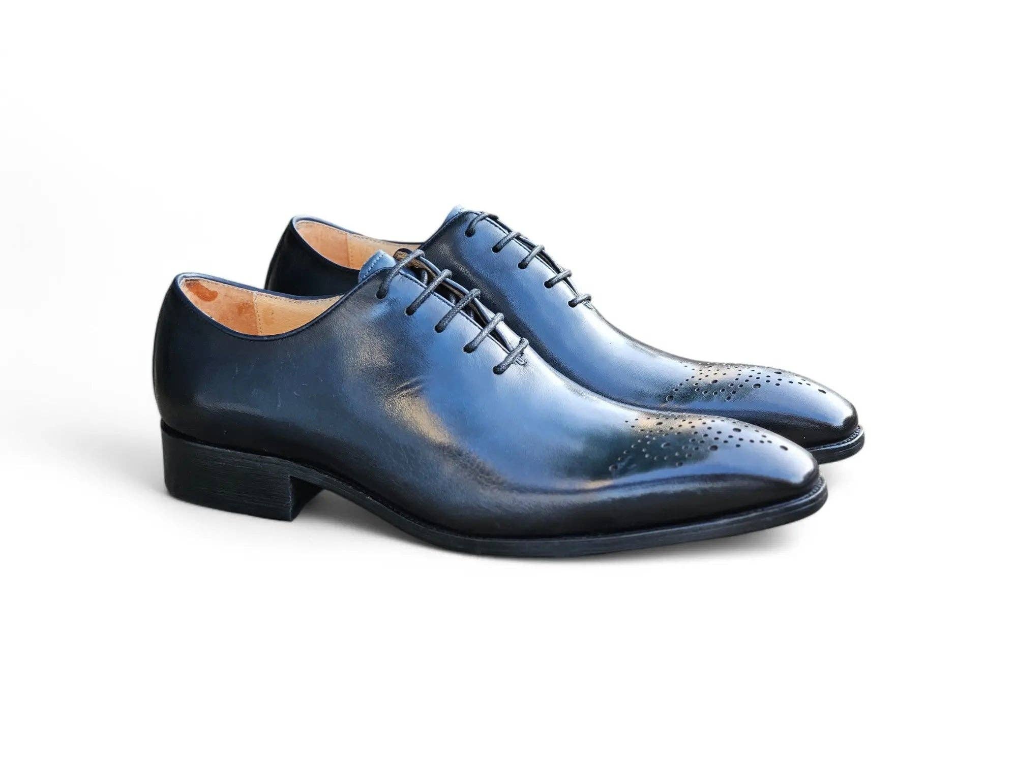 Carrucci Shoes - Wholesale Oxford Shoes - Men's - Hand Burnished Leather Wholecut Calf Oxford9
