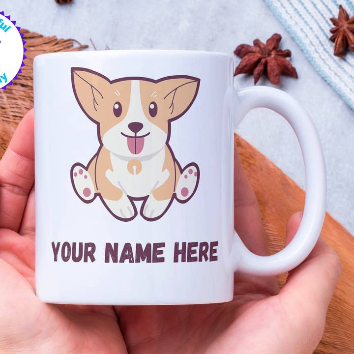 Cadeau Corgi, cadeaux Corgi, tasse à café Corgi, maman Corgi, Corgi pour la vente par The Graceful Dragonfly