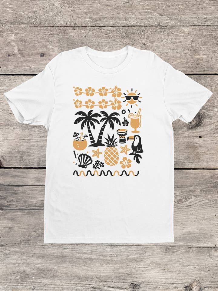 Tropical Vibes: Hawaii Paradise Men's T-shirt for wholesale by Swift Retail